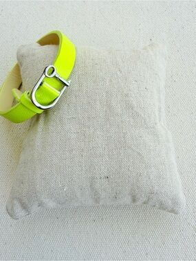 *Single Leather Reversible Band Bracelet* KEEP COLLECTIVE Retired Pop Yellow